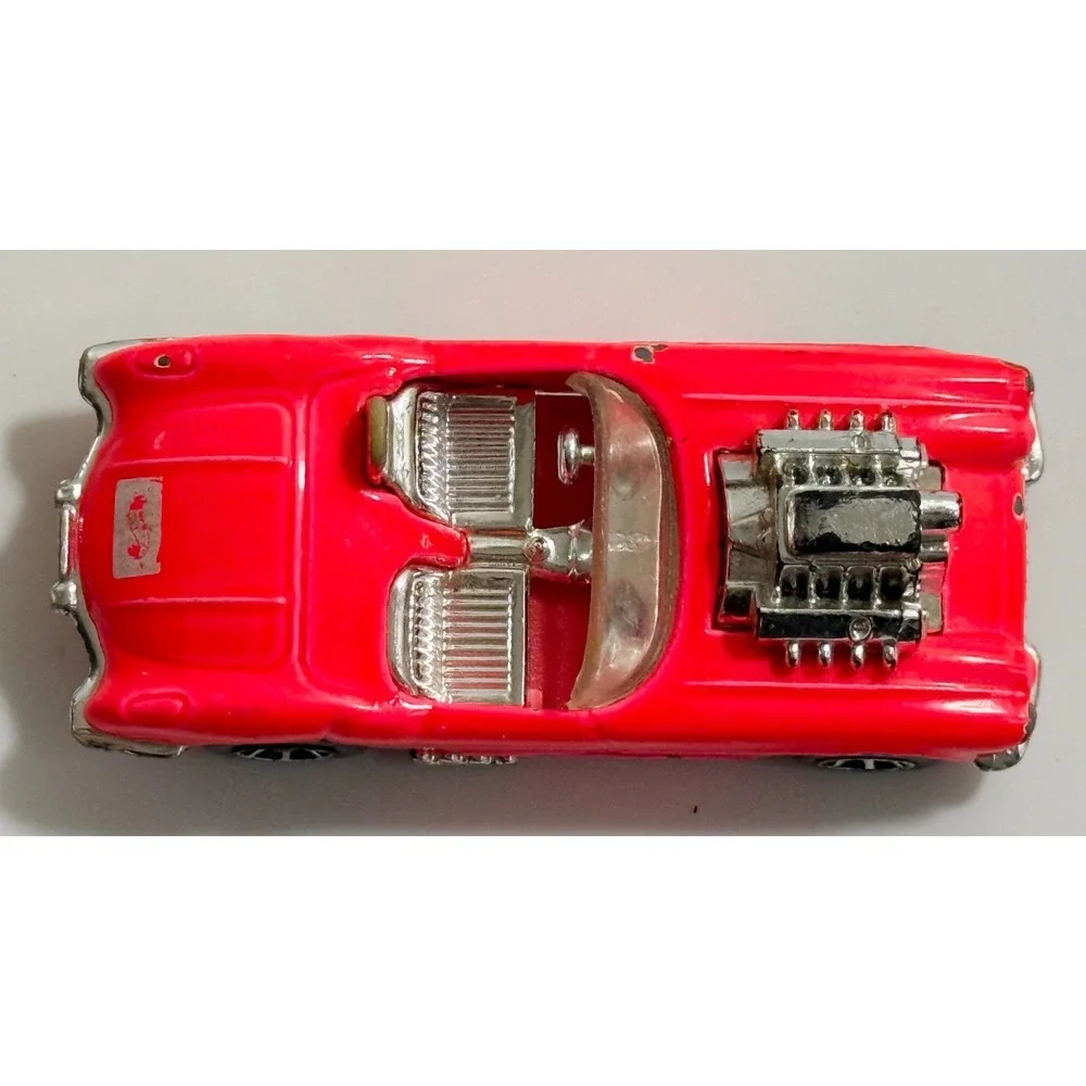 Hot Wheels 1994 Model Series #341 Pink '58 Corvette Coupe 7 Spoke Wheels‎